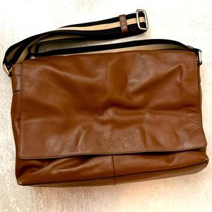 Coach Heritage Leather Satchel/Messenger Bag